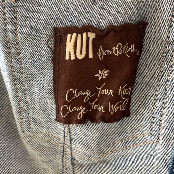 KutFrom The Kloth Denim Jacket Helena Size XS - Picture 6 of 9